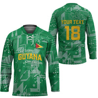 Custom Guyana Football Hockey Jersey One Team One Game Green Version - Wonder Print Shop
