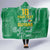 Custom Guyana Football Hooded Blanket One Team One Game Green Version - Wonder Print Shop