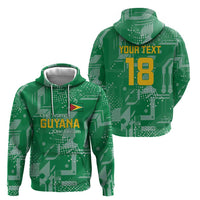 Custom Guyana Football Hoodie One Team One Game Green Version - Wonder Print Shop