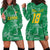 Custom Guyana Football Hoodie Dress One Team One Game Green Version - Wonder Print Shop