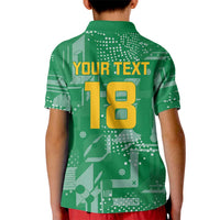 Custom Guyana Football Kid Polo Shirt One Team One Game Green Version - Wonder Print Shop