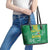 Custom Guyana Football Leather Tote Bag One Team One Game Green Version - Wonder Print Shop