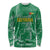 Custom Guyana Football Long Sleeve Shirt One Team One Game Green Version - Wonder Print Shop