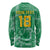 Custom Guyana Football Long Sleeve Shirt One Team One Game Green Version - Wonder Print Shop