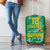 Custom Guyana Football Luggage Cover One Team One Game Green Version - Wonder Print Shop