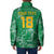 Custom Guyana Football Padded Jacket One Team One Game Green Version - Wonder Print Shop