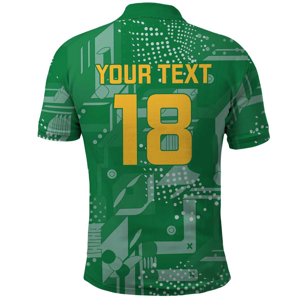 Custom Guyana Football Polo Shirt One Team One Game Green Version - Wonder Print Shop