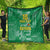 Custom Guyana Football Quilt One Team One Game Green Version - Wonder Print Shop