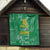 Custom Guyana Football Quilt One Team One Game Green Version - Wonder Print Shop