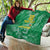 Custom Guyana Football Quilt One Team One Game Green Version - Wonder Print Shop
