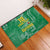 Custom Guyana Football Rubber Doormat One Team One Game Green Version - Wonder Print Shop