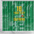 Custom Guyana Football Shower Curtain One Team One Game Green Version - Wonder Print Shop