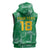 Custom Guyana Football Sleeveless Hoodie One Team One Game Green Version - Wonder Print Shop
