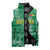 Custom Guyana Football Sleeveless Puffer Jacket One Team One Game Green Version - Wonder Print Shop