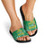 Custom Guyana Football Slide Sandals One Team One Game Green Version - Wonder Print Shop