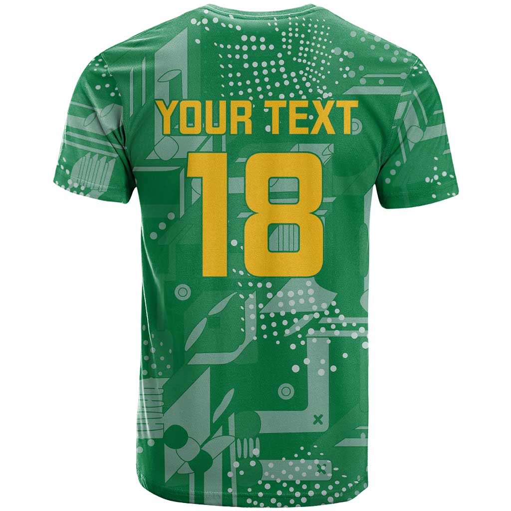 Custom Guyana Football T Shirt One Team One Game Green Version - Wonder Print Shop