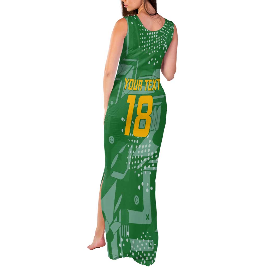 Custom Guyana Football Tank Maxi Dress One Team One Game Green Version - Wonder Print Shop