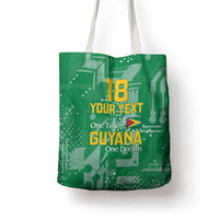 Custom Guyana Football Tote Bag One Team One Game Green Version - Wonder Print Shop
