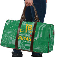 Custom Guyana Football Travel Bag One Team One Game Green Version - Wonder Print Shop