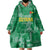 Custom Guyana Football Wearable Blanket Hoodie One Team One Game Green Version - Wonder Print Shop