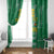 Custom Guyana Football Window Curtain One Team One Game Green Version - Wonder Print Shop