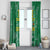 Custom Guyana Football Window Curtain One Team One Game Green Version - Wonder Print Shop