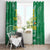 Custom Guyana Football Window Curtain One Team One Game Green Version - Wonder Print Shop