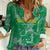 Custom Guyana Football Women Casual Shirt One Team One Game Green Version - Wonder Print Shop