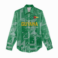 Custom Guyana Football Women Casual Shirt One Team One Game Green Version - Wonder Print Shop