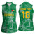 Custom Guyana Football Women Sleeveless Polo Shirt One Team One Game Green Version - Wonder Print Shop