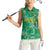 Custom Guyana Football Women Sleeveless Polo Shirt One Team One Game Green Version - Wonder Print Shop