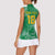Custom Guyana Football Women Sleeveless Polo Shirt One Team One Game Green Version - Wonder Print Shop
