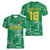 Custom Guyana Football Women V-Neck T-Shirt One Team One Game Green Version - Wonder Print Shop