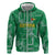 Custom Guyana Football Zip Hoodie One Team One Game Green Version - Wonder Print Shop
