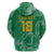 Custom Guyana Football Zip Hoodie One Team One Game Green Version - Wonder Print Shop