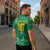 Custom Guyana Football Zipper Polo Shirt One Team One Game Green Version - Wonder Print Shop