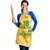 Custom Guyana Football Apron One Team One Game Yellow Version - Wonder Print Shop
