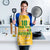 Custom Guyana Football Apron One Team One Game Yellow Version - Wonder Print Shop