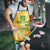 Custom Guyana Football Apron One Team One Game Yellow Version - Wonder Print Shop