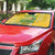 Custom Guyana Football Auto Sun Shade One Team One Game Yellow Version - Wonder Print Shop