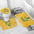 Custom Guyana Football Bathroom Set One Team One Game Yellow Version - Wonder Print Shop