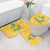 Custom Guyana Football Bathroom Set One Team One Game Yellow Version - Wonder Print Shop