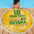 Custom Guyana Football Beach Blanket One Team One Game Yellow Version - Wonder Print Shop