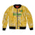 Custom Guyana Football Bomber Jacket One Team One Game Yellow Version - Wonder Print Shop