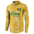 Custom Guyana Football Button Sweatshirt One Team One Game Yellow Version - Wonder Print Shop