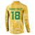 Custom Guyana Football Button Sweatshirt One Team One Game Yellow Version - Wonder Print Shop