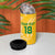 Custom Guyana Football 4 in 1 Can Cooler Tumbler One Team One Game Yellow Version - Wonder Print Shop
