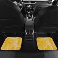 Custom Guyana Football Car Mats One Team One Game Yellow Version - Wonder Print Shop