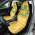 Custom Guyana Football Car Seat Cover One Team One Game Yellow Version - Wonder Print Shop