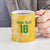 Custom Guyana Football Ceramic Mug One Team One Game Yellow Version - Wonder Print Shop